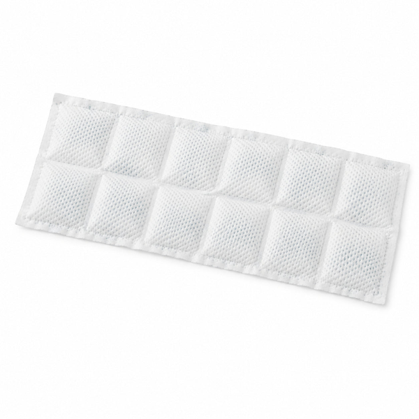 gelmåtte 2 x 6 celler (140 x 400 mm) - 1000 stk.