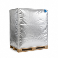 Termisk isoleringsovertræk blokpalle 120 x 100 x 150 cm (dobbeltlags)