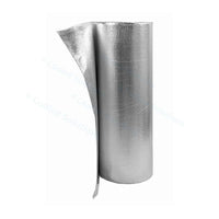 Isoleringsfolie på rulle 150cm x 100m x 3mm (aluminium + boblefolie + aluminium)